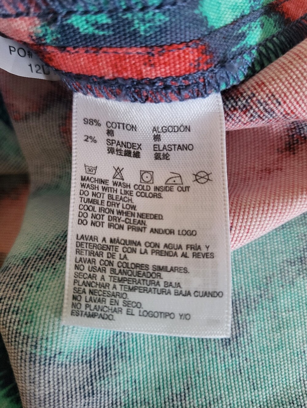 Nautica Cotton Print Sheath Dress Size 14 NWT - Picture 10 of 10